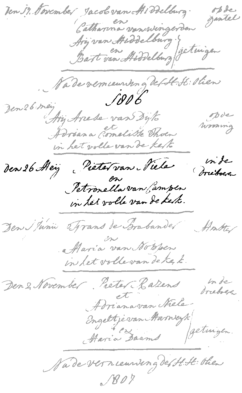 18060526 huw akte DTB-M&rsquo;ster Pieter v Niele - Petronella v Campen